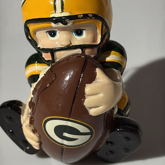 GREEN BAY PACKERS! Christmas ornament!🎄 baby boy football 🏈 ornament. Vintage 🎁 - Picture 8 of 8
